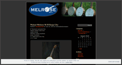 Desktop Screenshot of melrosebanjocompany.wordpress.com