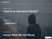 Tablet Screenshot of digitalpen.wordpress.com
