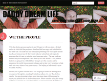 Tablet Screenshot of daddydreamlife.wordpress.com