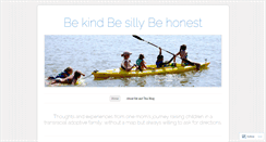 Desktop Screenshot of bekindbesillybehonest.wordpress.com
