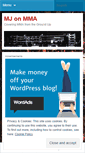 Mobile Screenshot of mjonmma.wordpress.com