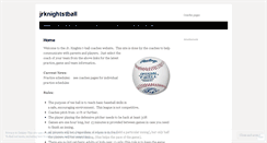 Desktop Screenshot of jrknightstball.wordpress.com