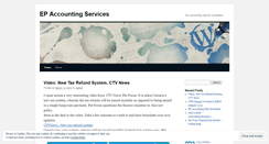 Desktop Screenshot of epaccountingservices.wordpress.com