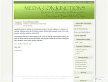 Tablet Screenshot of medacreations.wordpress.com