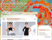 Tablet Screenshot of dressthatimpress.wordpress.com