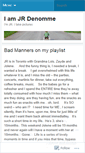 Mobile Screenshot of jrdenomme.wordpress.com