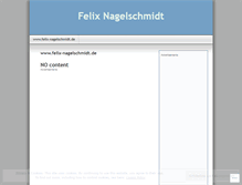 Tablet Screenshot of felixnagelschmidt.wordpress.com
