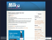 Tablet Screenshot of milk2u.wordpress.com