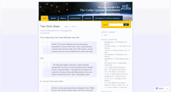 Desktop Screenshot of cedarlounge.wordpress.com