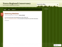 Tablet Screenshot of norcoregionalconservancy.wordpress.com