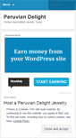 Mobile Screenshot of peruviandelight.wordpress.com