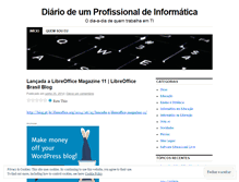 Tablet Screenshot of diariodeuminformata.wordpress.com
