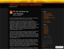 Tablet Screenshot of circulomagicovaldepenas.wordpress.com