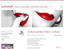 Tablet Screenshot of celovetalk.wordpress.com