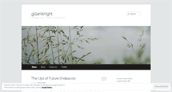 Desktop Screenshot of gilliankwright.wordpress.com