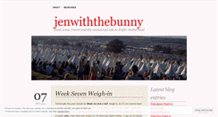 Desktop Screenshot of jenwiththebunny.wordpress.com