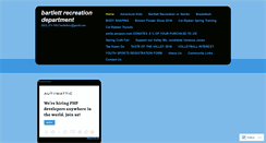 Desktop Screenshot of bartlettrec.wordpress.com