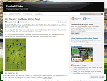 Tablet Screenshot of footballflakes.wordpress.com