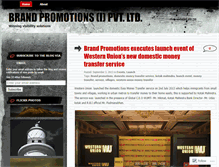 Tablet Screenshot of brandpromotionsi.wordpress.com