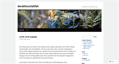 Desktop Screenshot of deratihnurlatifah.wordpress.com