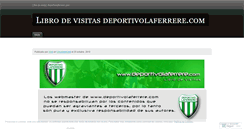 Desktop Screenshot of librodevisitaslafe.wordpress.com