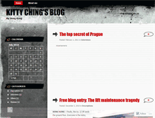 Tablet Screenshot of kittyching.wordpress.com