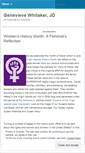 Mobile Screenshot of genwhitaker.wordpress.com