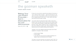 Desktop Screenshot of gozman.wordpress.com