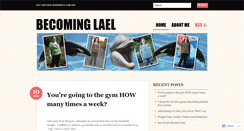 Desktop Screenshot of becominglael.wordpress.com