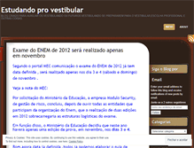 Tablet Screenshot of estudandoprovestibular.wordpress.com