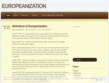 Tablet Screenshot of europeanization.wordpress.com