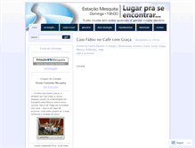 Tablet Screenshot of caminhomesquita.wordpress.com