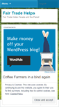 Mobile Screenshot of fairtradehelps.wordpress.com