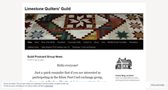 Desktop Screenshot of limestonequiltersguild.wordpress.com