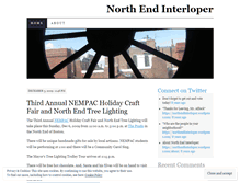 Tablet Screenshot of northendinterloper.wordpress.com