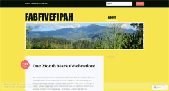 Desktop Screenshot of fabfivefipah.wordpress.com