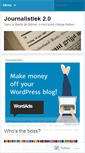 Mobile Screenshot of journalistiek2.wordpress.com