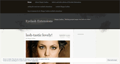 Desktop Screenshot of happylashes.wordpress.com