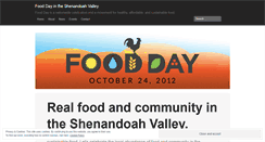 Desktop Screenshot of fooddayshenvalley.wordpress.com