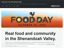 Tablet Screenshot of fooddayshenvalley.wordpress.com