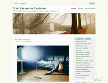 Tablet Screenshot of meuestadodeespirito.wordpress.com