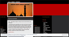 Desktop Screenshot of imanamalsoleh.wordpress.com