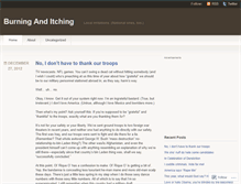 Tablet Screenshot of burninganditching.wordpress.com