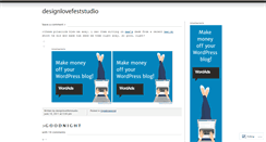 Desktop Screenshot of designlovefeststudio.wordpress.com