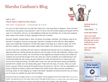 Tablet Screenshot of marshacanham.wordpress.com