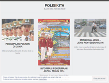 Tablet Screenshot of polisikita.wordpress.com