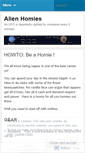 Mobile Screenshot of alienhomies.wordpress.com