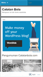 Mobile Screenshot of catatanbola.wordpress.com