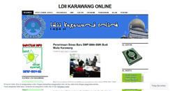 Desktop Screenshot of ldiikarawang.wordpress.com