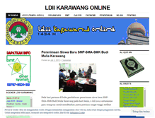 Tablet Screenshot of ldiikarawang.wordpress.com